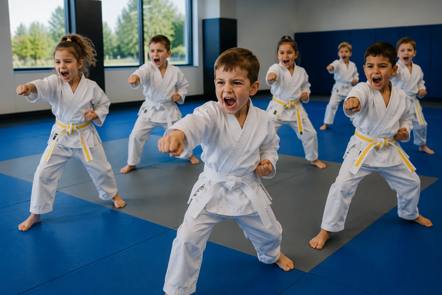 Is Your Preschooler students training together at Waverly Martial Arts in Patchogue